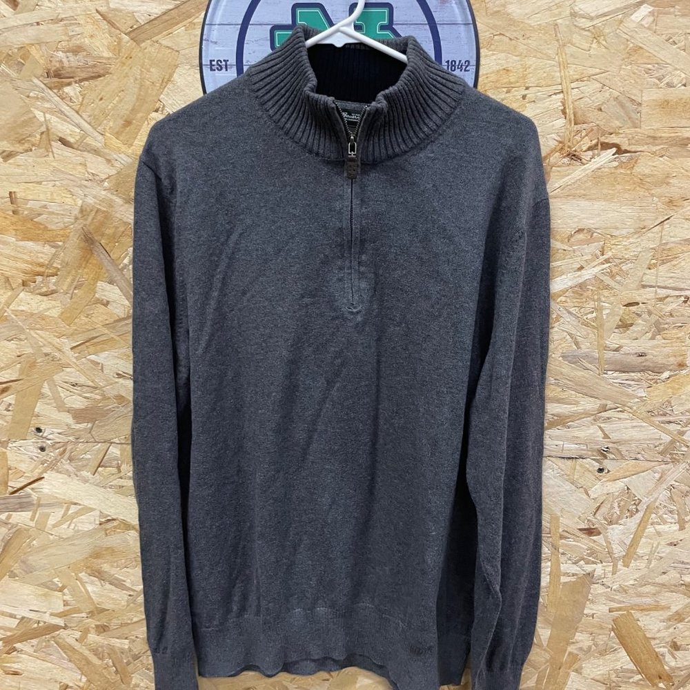 MENS EDDIE BAUER HALF ZIP SWEATER